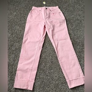 Carve Designs Pastel Pink Straight-Leg Jeans